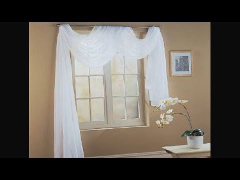How to Fold a Scarf for Window Decorating : Unique Interior Decorating Ideas