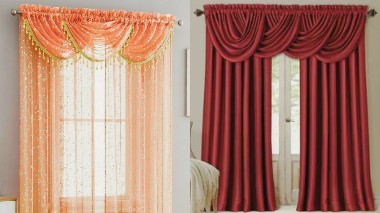 window curtains valance ideas/different types of window valance styles