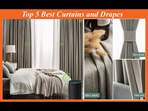 Top 5 Best Curtains and Drapes | High Quality and latest Model Curtains and Drapes in 2021
