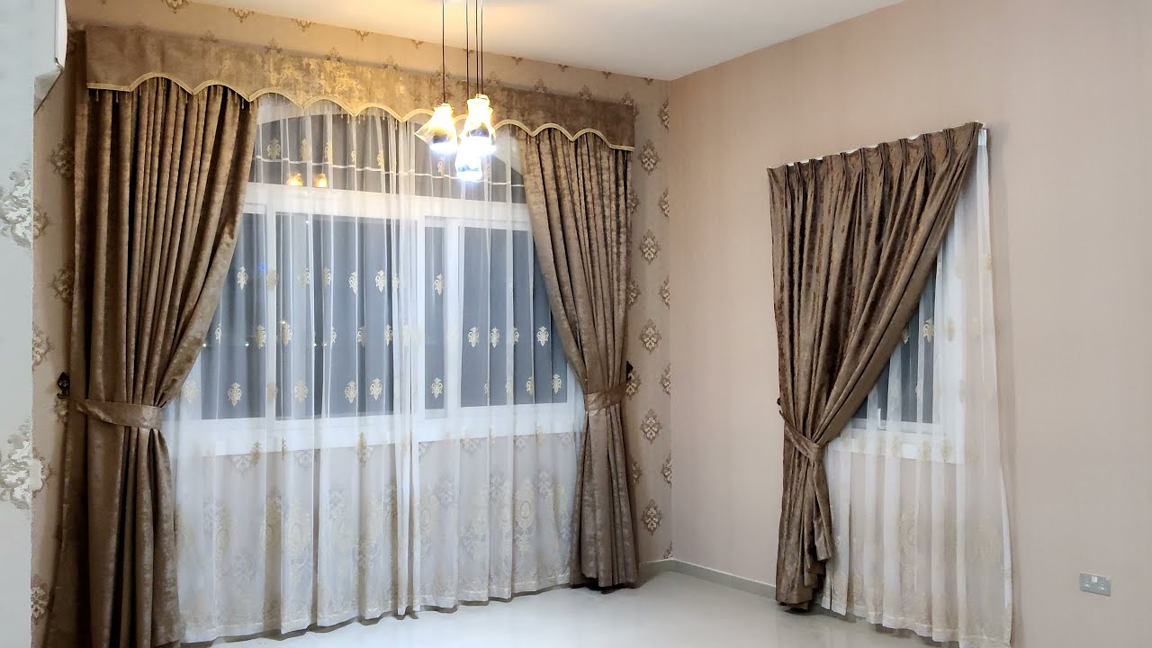 Blackout Curtains with Design | Window Sheer | Sunblock Curtains | Window Curtains | BlindsDxB